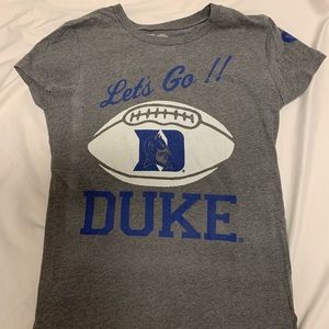 EUC Women’s Duke Blue Devils Football T Shirt ~ L